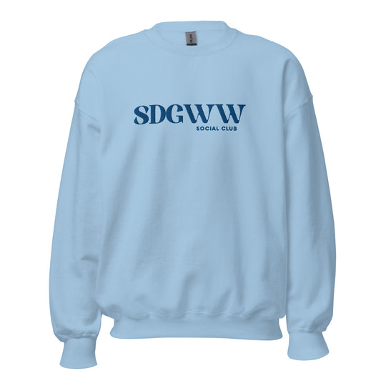 SDGWW Embroidered Crewneck Sweatshirt
